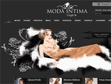 Tablet Screenshot of modalingerie.com.au